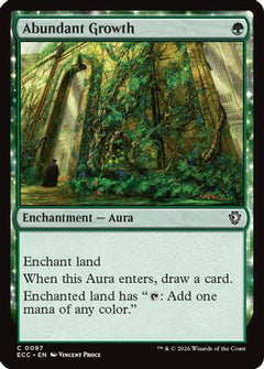 Abundant Growth (97) [Commander: Lorwyn Eclipsed] - Deck Out Gaming