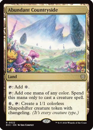 Abundant Countryside (22) [Commander: Lorwyn Eclipsed] - Deck Out Gaming