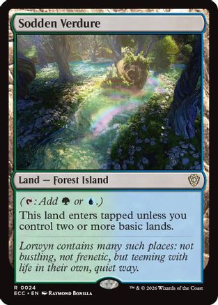 Sodden Verdure (24) [Commander: Lorwyn Eclipsed] - Deck Out Gaming