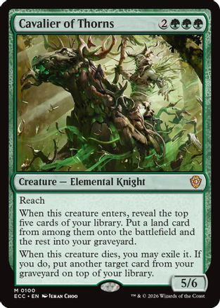 Cavalier of Thorns (100) [Commander: Lorwyn Eclipsed] - Deck Out Gaming