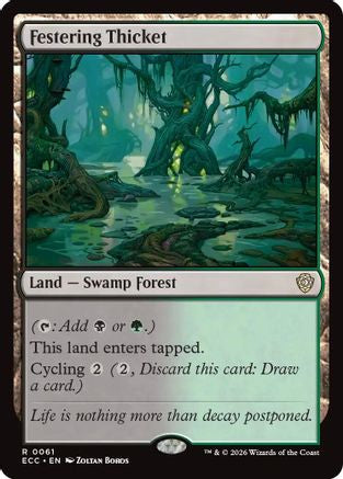 Festering Thicket (61) [Commander: Lorwyn Eclipsed] - Deck Out Gaming
