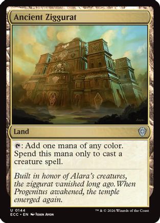 Ancient Ziggurat (144) [Commander: Lorwyn Eclipsed] - Deck Out Gaming