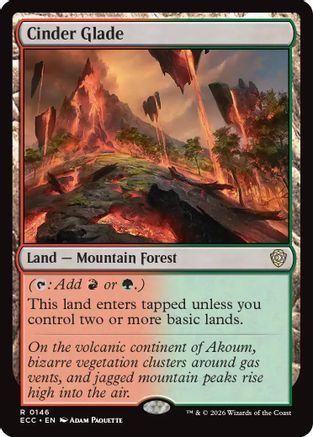Cinder Glade (146) [Commander: Lorwyn Eclipsed] - Deck Out Gaming