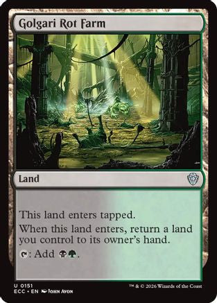 Golgari Rot Farm (151) [Commander: Lorwyn Eclipsed] - Deck Out Gaming