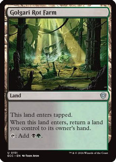 Golgari Rot Farm (151) [Commander: Lorwyn Eclipsed] - Deck Out Gaming