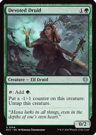 Devoted Druid (104) [Commander: Lorwyn Eclipsed] - Deck Out Gaming