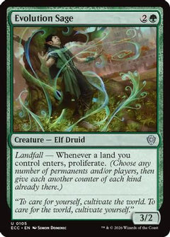 Evolution Sage (105) [Commander: Lorwyn Eclipsed] - Deck Out Gaming