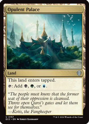 Opulent Palace (157) [Commander: Lorwyn Eclipsed] - Deck Out Gaming