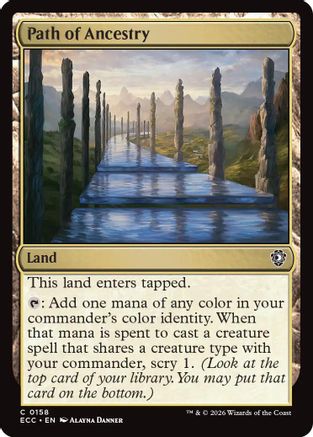 Path of Ancestry (158) [Commander: Lorwyn Eclipsed] - Deck Out Gaming