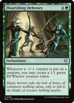 Flourishing Defenses (107) [Commander: Lorwyn Eclipsed] - Deck Out Gaming