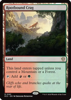 Rootbound Crag (163) [Commander: Lorwyn Eclipsed] - Deck Out Gaming