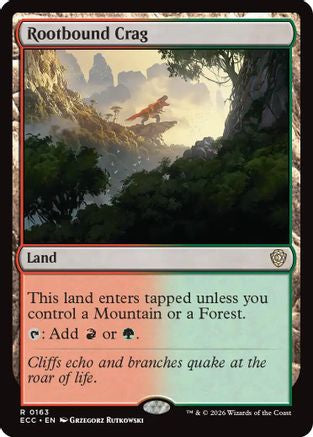 Rootbound Crag (163) [Commander: Lorwyn Eclipsed] - Deck Out Gaming