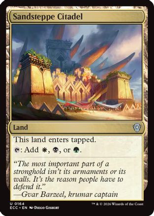 Sandsteppe Citadel (164) [Commander: Lorwyn Eclipsed] - Deck Out Gaming