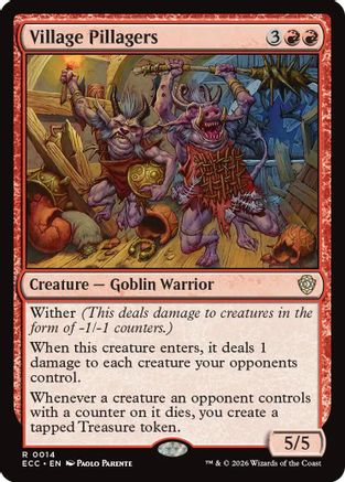 Village Pillagers (14) [Commander: Lorwyn Eclipsed] - Deck Out Gaming