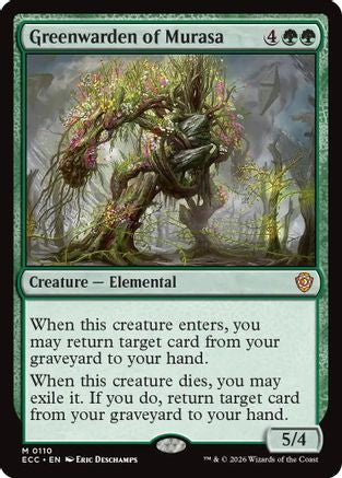 Greenwarden of Murasa (110) [Commander: Lorwyn Eclipsed] - Deck Out Gaming