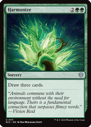 Harmonize (111) [Commander: Lorwyn Eclipsed] - Deck Out Gaming