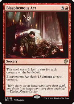 Blasphemous Act (89) [Commander: Lorwyn Eclipsed] - Deck Out Gaming