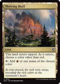 Thriving Bluff (170) [Commander: Lorwyn Eclipsed] - Deck Out Gaming