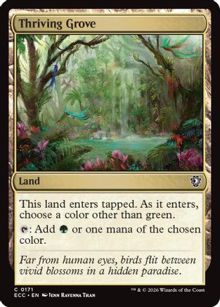 Thriving Grove (171) [Commander: Lorwyn Eclipsed] - Deck Out Gaming