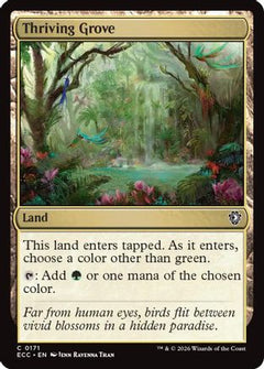 Thriving Grove (171) [Commander: Lorwyn Eclipsed] - Deck Out Gaming