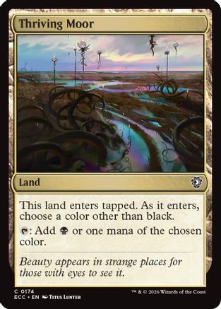 Thriving Moor (174) [Commander: Lorwyn Eclipsed] - Deck Out Gaming