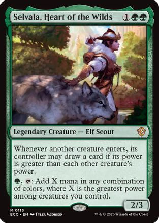 Selvala, Heart of the Wilds (116) [Commander: Lorwyn Eclipsed] - Deck Out Gaming