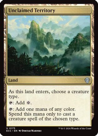 Unclaimed Territory (175) [Commander: Lorwyn Eclipsed] - Deck Out Gaming