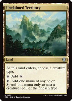 Unclaimed Territory (175) [Commander: Lorwyn Eclipsed] - Deck Out Gaming