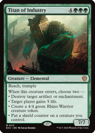 Titan of Industry (117) [Commander: Lorwyn Eclipsed] - Deck Out Gaming