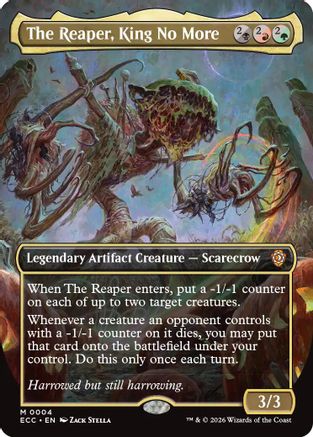 The Reaper, King No More (Borderless) (4) [Commander: Lorwyn Eclipsed] - Deck Out Gaming