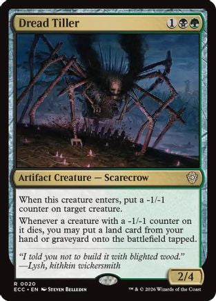 Dread Tiller (20) [Commander: Lorwyn Eclipsed] - Deck Out Gaming