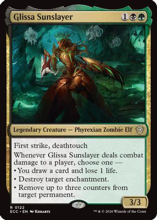 Glissa Sunslayer (122) [Commander: Lorwyn Eclipsed] - Deck Out Gaming