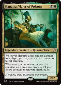 Hapatra, Vizier of Poisons (123) [Commander: Lorwyn Eclipsed] - Deck Out Gaming