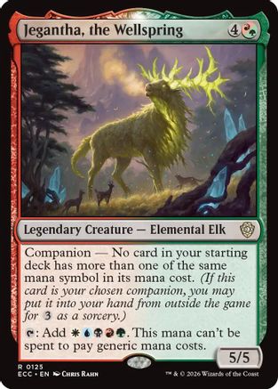 Jegantha, the Wellspring (125) [Commander: Lorwyn Eclipsed] - Deck Out Gaming
