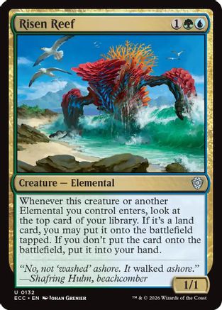 Risen Reef (132) [Commander: Lorwyn Eclipsed] - Deck Out Gaming