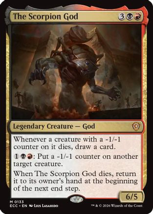 The Scorpion God (133) [Commander: Lorwyn Eclipsed] - Deck Out Gaming