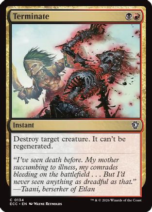 Terminate (134) [Commander: Lorwyn Eclipsed] - Deck Out Gaming