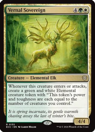 Vernal Sovereign (135) [Commander: Lorwyn Eclipsed] - Deck Out Gaming