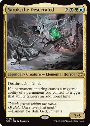 Yarok, the Desecrated (136) [Commander: Lorwyn Eclipsed] - Deck Out Gaming