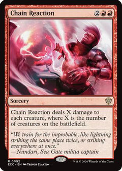 Chain Reaction (92) [Commander: Lorwyn Eclipsed] - Deck Out Gaming