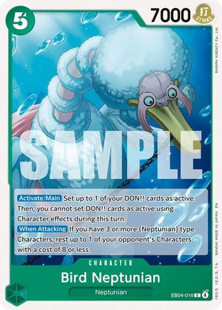Bird Neptunian (EB04-016) [The Azure Sea's Seven] - Deck Out Gaming