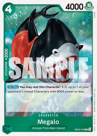 Megalo (EB04-018) [The Azure Sea's Seven] Foil