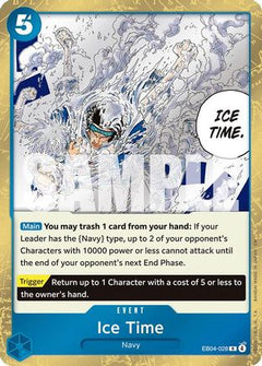 Ice Time (EB04-028) [The Azure Sea's Seven] Foil-1