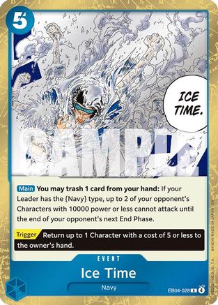 Ice Time (EB04-028) [The Azure Sea's Seven] Foil