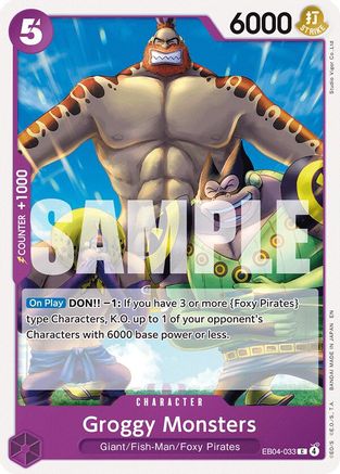 Groggy Monsters (EB04-033) [The Azure Sea's Seven]