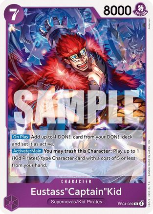 Eustass"Captain"Kid - EB04-039 (EB04-039) [The Azure Sea's Seven] Foil