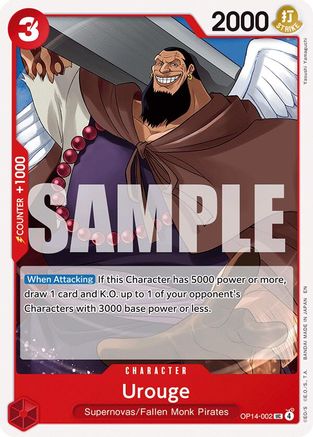 Urouge (OP14-002) [The Azure Sea's Seven] - Deck Out Gaming