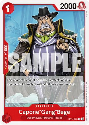 Capone"Gang"Bege (OP14-003) [The Azure Sea's Seven]-1