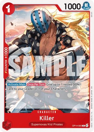 Killer (OP14-005) [The Azure Sea's Seven]
