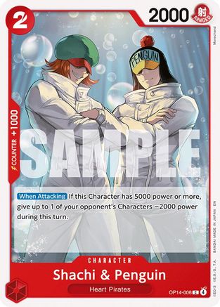 Shachi & Penguin (OP14-006) [The Azure Sea's Seven]